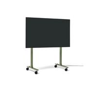 Pedestal Straight Rollin' - Soporte Con Ruedas para Televisores de 40 a 70 Pulgadas, Carrito de TV para Salón, Elevador de TV (Verde Mossy)