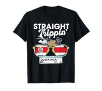 Straight Trippin' Costa Rica Tour de Vacaciones Viaje de Viaje Camiseta