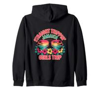 Straight Trippin' Jamaica Girls Trip Vacaciones Tropical Sudadera con Capucha