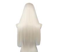 Straight U Part Clip In Hair Extension Long Daily Use Clip-on Natural Thick Fake Blonde Hairpieces For Woman(Platinum Blonde)