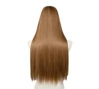 Straight U Part Clip In Hair Extension Long Daily Use Clip-on Natural Thick Fake Blonde Hairpieces For Woman(Golden Auburn)