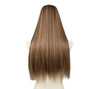 Straight U Part Clip In Hair Extension Long Daily Use Clip-on Natural Thick Fake Blonde Hairpieces For Woman(Color 16)
