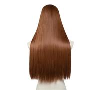 Straight U Part Clip In Hair Extension Long Daily Use Clip-on Natural Thick Fake Blonde Hairpieces For Woman(Copper Auburn)