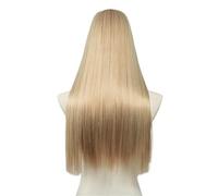 Straight U Part Clip In Hair Extension Long Daily Use Clip-on Natural Thick Fake Blonde Hairpieces For Woman(California Blonde)