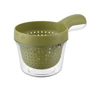 Strainer Bowl Unit - Double Layer Vegetable Washer, Efficient Drain Basket System, Kitchen Prep Device | Useful Daily Meal Preparation Accessory Tool For Tomato Pasta Home Apartment Camping Picnic