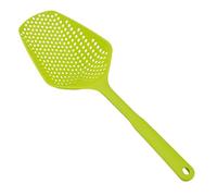 Strainer Spoon Colander PP Plastic Integrated Silicone Slotted Spoons Kitchen Cooking Multifunction Spoon Strainers for Cookings Draining Mashing Grating Separating