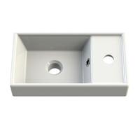 Strama Gizo lavabo 40x22 cm rectangular para mueble-sobre encimera blanco 99.03.040