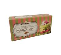 STRAMONDO Mazapán verde 250gr, pasta de almendras blandas, fácil de modelar, adecuado para la realización de frutas de martorana y sujetos de pasta real, Made in Italy, sin gluten