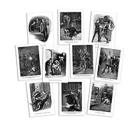 Strand Clothing Sherlock Holmes - Juego de 10 postales de arte original de Sidney Paget