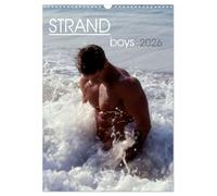 Strandboys 2026 (Wandkalender 2026 DIN A3 hoch), CALVENDO Monatskalender: 12 knackige Jungs am Strand