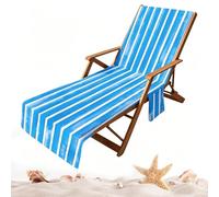 Strandliegenbezug | Schnell Trocknend, Saugfähig, Rutschfest Cm - Strandliegentücher Mit Taschen | Für Terrasse Garten Hotel Sonnenbaden Im Sommer Außenbereich Und Terrasse