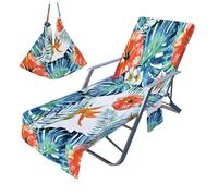 Strandliegenbezug | Schnell Trocknend, Saugfähig, Rutschfest Cm - Strandliegentücher Mit Taschen | Für Terrasse Garten Hotel Sonnenbaden Im Sommer Außenbereich Und Terrasse