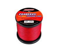 Strands 80 lb/0.5 mm braided polyethylene fishing line - Red