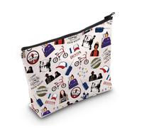 Stranger Horror TV Series - Bolsa de cosméticos de lona con texto en inglés "Will The Wise Friend", bolsa de maquillaje, regalo a juego, Dustin