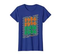 Stranger Things 1986 Hawkins High School Retro Camiseta, Mujer, Azul Real, S