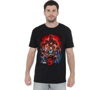 Stranger Things 5 Poster Camiseta Unisex, Negro, S