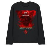 Stranger Things 5 Vecna Clouds Poster Unisex Long Sleeve T Shirt, Black, Small