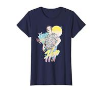 Stranger Things 80's Jim Hopper Camiseta, Mujer, Azul Marino, 3XL
