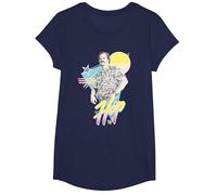 Stranger Things 80's Jim Hopper Camiseta, Niñas, Azul Marino, S