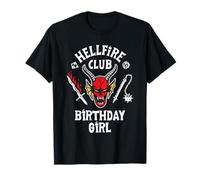 Stranger Things Birthday Girl Invert Oficialmente Autorizado Camiseta