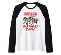 Stranger Things Birthday Upside Oficialmente Autorizado Camiseta Manga Raglan