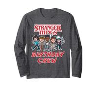 Stranger Things Birthday Upside Oficialmente Autorizado Manga Larga