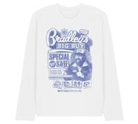 Stranger Things Bradley'S Big Buy Advert Unisex Long Sleeve T Shirt, White, Large