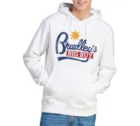 Stranger Things Bradley'S Big Buy Logo Sudadera con Capucha Unisex, Blanco, M