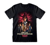 Stranger Things Camiseta Group Artwork One Last Strange Adventure Colour talla S