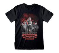 Stranger Things Camiseta Group with Vecna behind Balck and White talla S