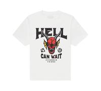 Stranger Things Camiseta Hell Can Wait (white) talla XL