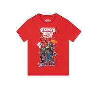 Stranger Things Camiseta para Niño, Camiseta De Manga Corta para Niño, Ropa Infantil Tales from 85, Rojo 9-10 Años
