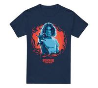 Stranger Things Camiseta Unisex Eleven Reach out, Azul Marino, M