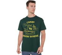Stranger Things Camp Know Where 1989 Unisex T Shirt, Hunter Green, Large