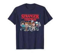 Stranger Things Cartoon Group Camiseta