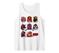 Stranger Things Character Badges Oficialmente Autorizado Camiseta sin Mangas