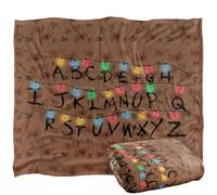 Stranger Things Christmas Lights Alphabet Manta súper Suave con Tacto Sedoso - 152 x 127 cm
