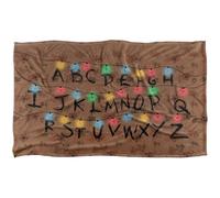 Stranger Things Christmas Lights Alphabet Manta súper Suave con Tacto Sedoso - 91 x 147 cm