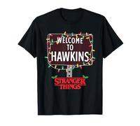Stranger Things Christmas Welcome To Hawkins Camiseta