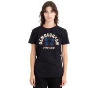 Stranger Things Demogorgon Fan Club Ladies T Shirt, Athletic Heather, Medium
