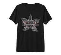 Stranger Things Demogorgon Flower Logo Camiseta Premium