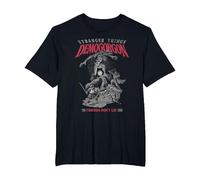 Stranger Things Demogorgon Friends Dont Lie Camiseta, Hombre Tallas Grandes, Negro, 5X Alto