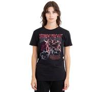 Stranger Things Demogorgon Homage Ladies T Shirt, Black, Large