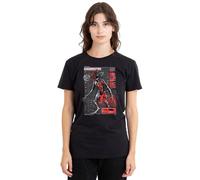 Stranger Things Demogorgon Monster Ladies T Shirt, Black, Small