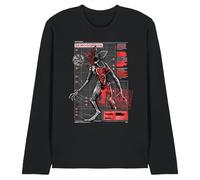 Stranger Things Demogorgon Monster Unisex Long Sleeve T Shirt, Black, X-Large