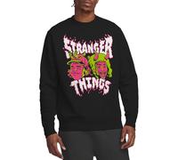 Stranger Things Eddie and Dustin Unisex Sweatshirt, Black, X-Large