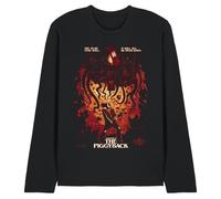 Stranger Things Eddie Munson Poster Camiseta Unisex de Manga Larga, Negro, L