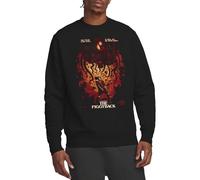 Stranger Things Eddie Munson Poster Unisex Sweatshirt, Black, Large