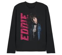 Stranger Things Eddie Neo Homage Unisex Long Sleeve T Shirt, Black, XX-Large
