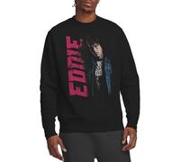 Stranger Things Eddie Neo Homage Unisex Sweatshirt, Black, X-Large